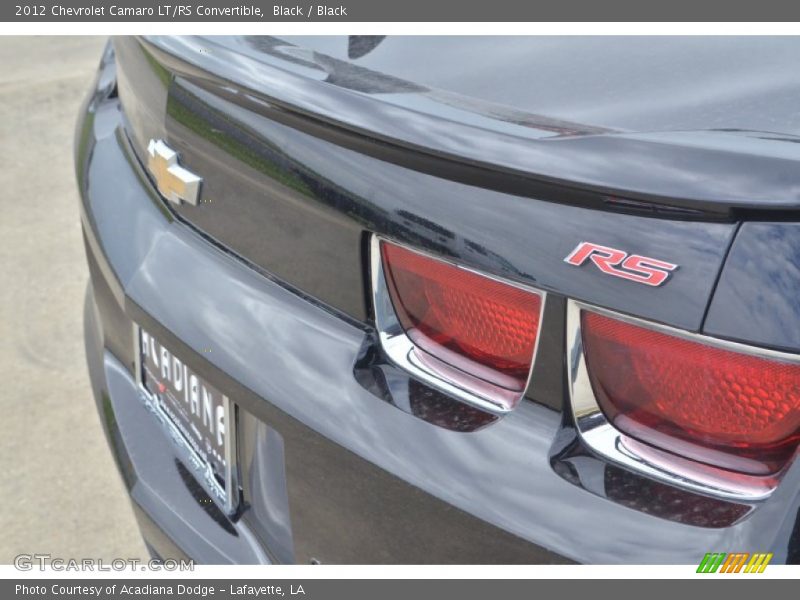 Black / Black 2012 Chevrolet Camaro LT/RS Convertible
