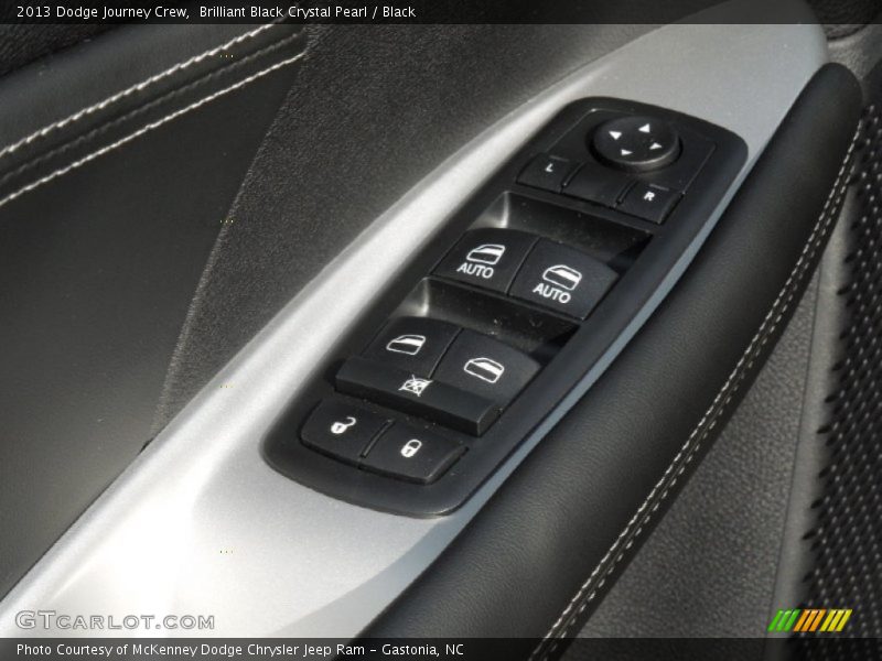 Brilliant Black Crystal Pearl / Black 2013 Dodge Journey Crew