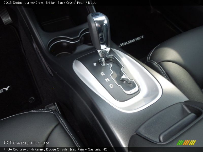 Brilliant Black Crystal Pearl / Black 2013 Dodge Journey Crew