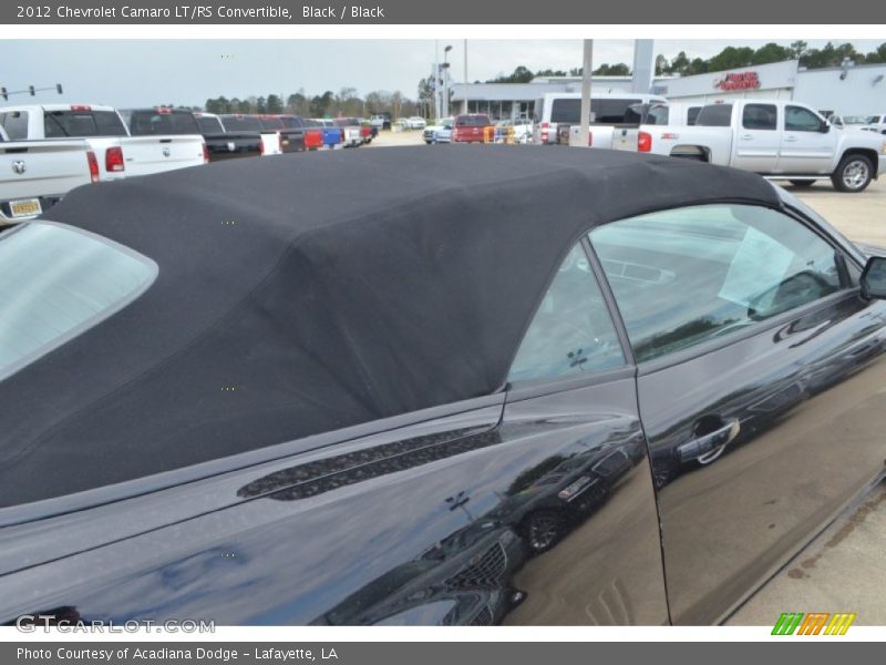 Black / Black 2012 Chevrolet Camaro LT/RS Convertible