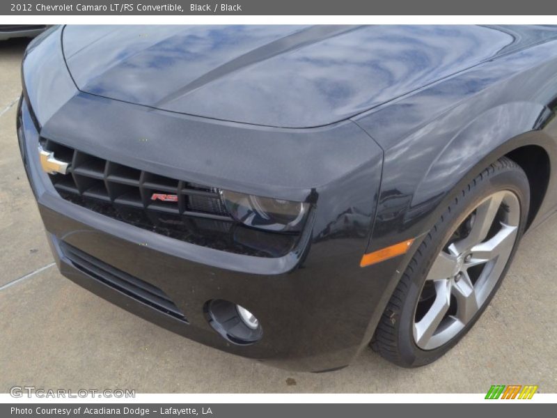 Black / Black 2012 Chevrolet Camaro LT/RS Convertible