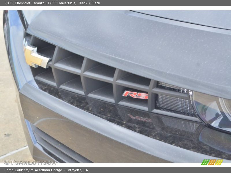 Black / Black 2012 Chevrolet Camaro LT/RS Convertible