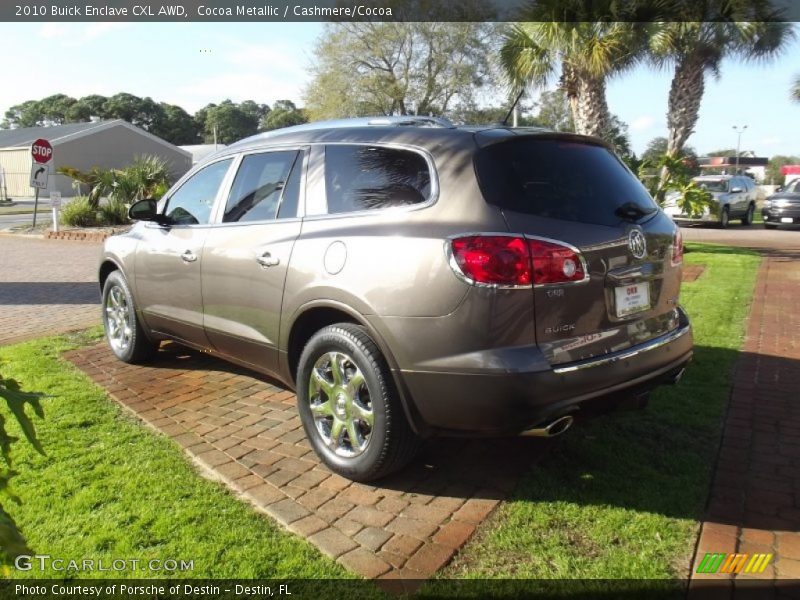 Cocoa Metallic / Cashmere/Cocoa 2010 Buick Enclave CXL AWD