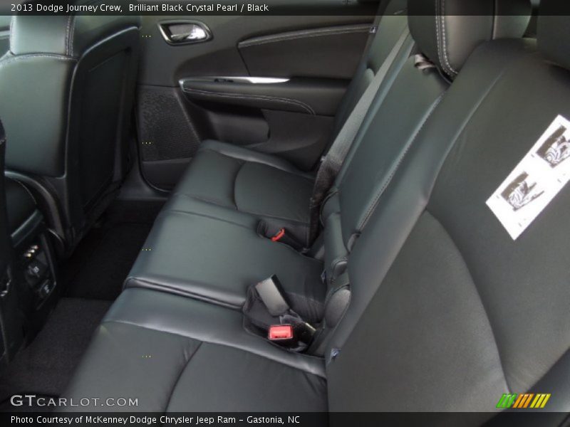 Brilliant Black Crystal Pearl / Black 2013 Dodge Journey Crew