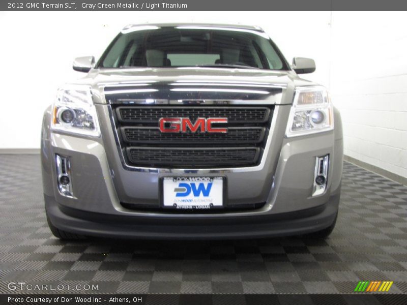Gray Green Metallic / Light Titanium 2012 GMC Terrain SLT