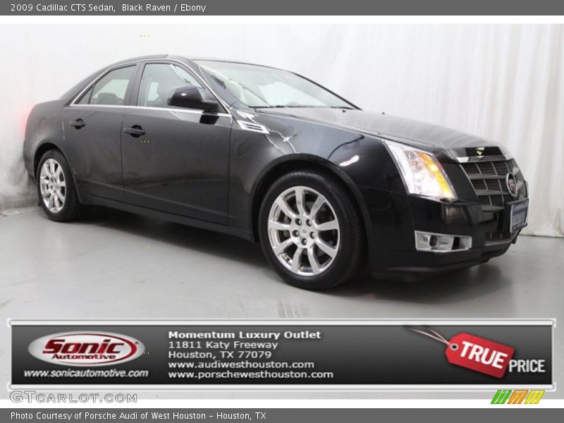 Black Raven / Ebony 2009 Cadillac CTS Sedan