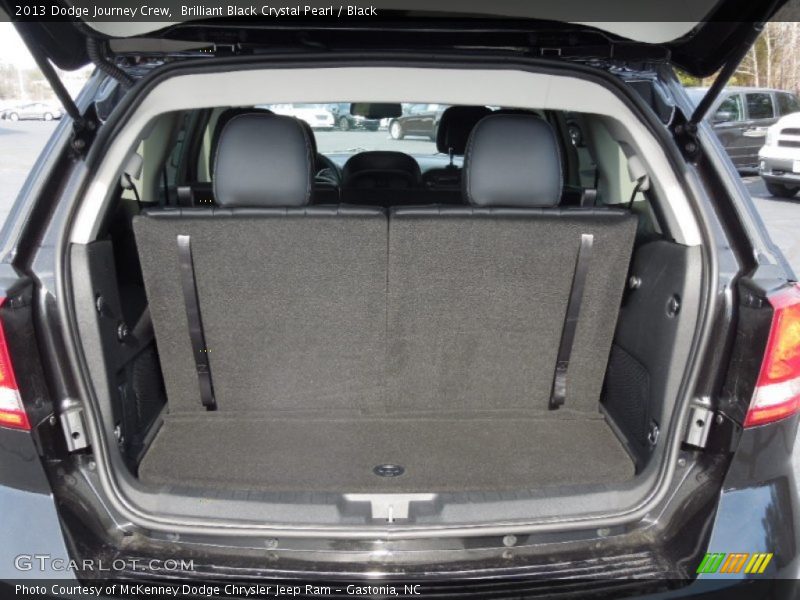 Brilliant Black Crystal Pearl / Black 2013 Dodge Journey Crew