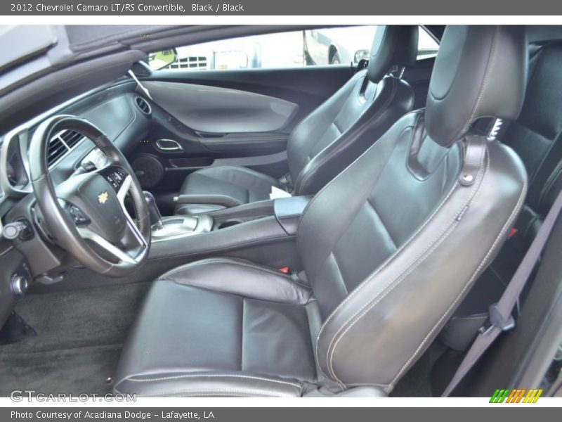 Black / Black 2012 Chevrolet Camaro LT/RS Convertible
