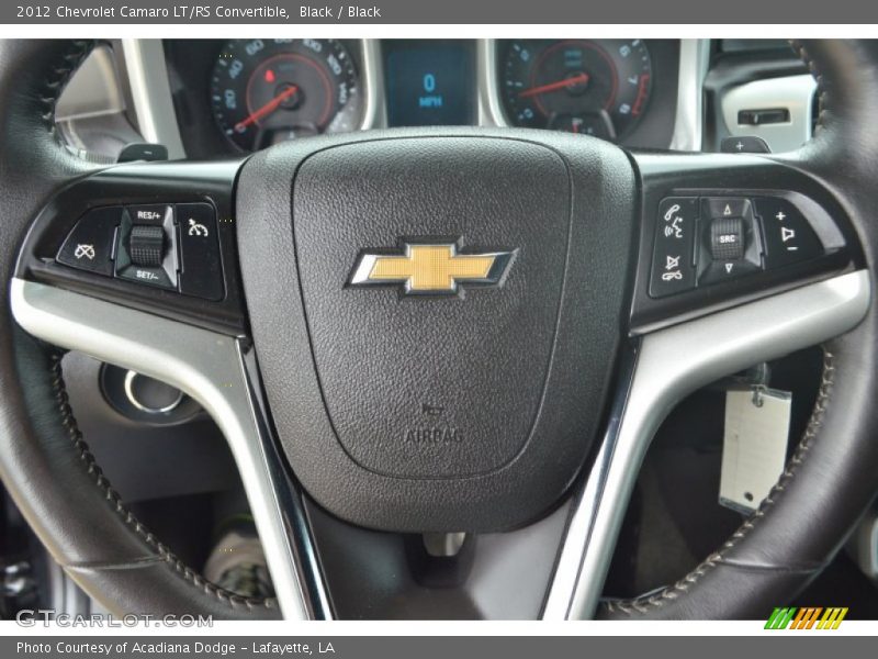 Black / Black 2012 Chevrolet Camaro LT/RS Convertible