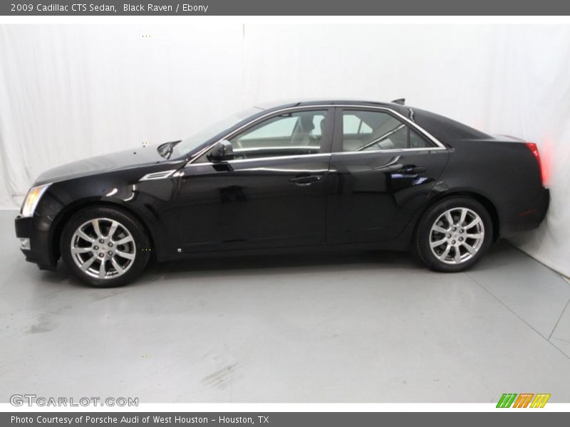 Black Raven / Ebony 2009 Cadillac CTS Sedan