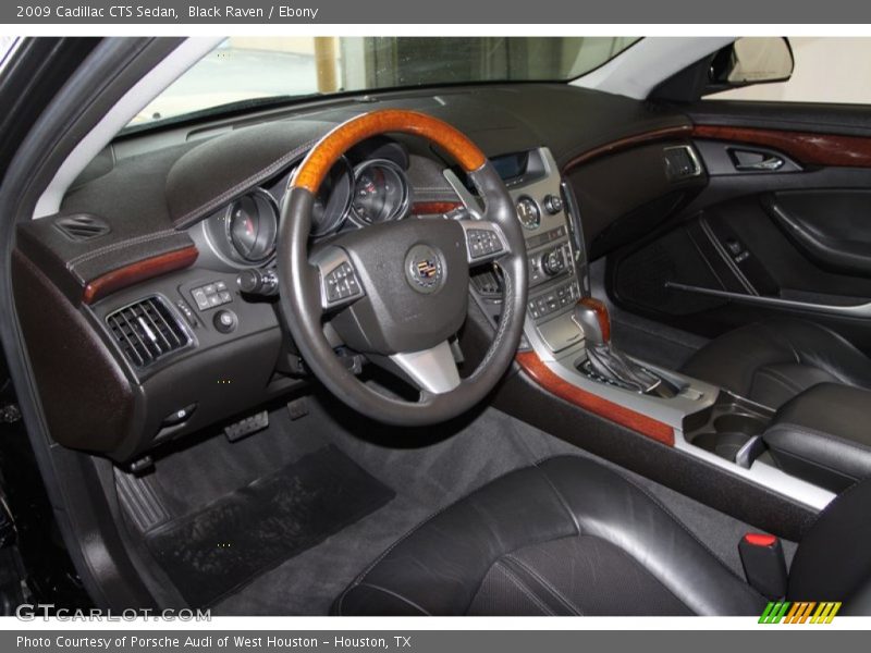 Ebony Interior - 2009 CTS Sedan 