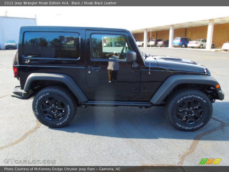 Black / Moab Black Leather 2013 Jeep Wrangler Moab Edition 4x4