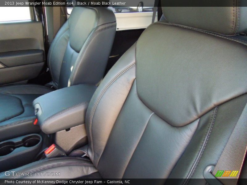 Black / Moab Black Leather 2013 Jeep Wrangler Moab Edition 4x4