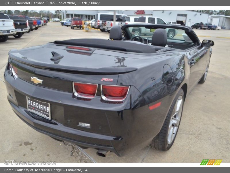 Black / Black 2012 Chevrolet Camaro LT/RS Convertible