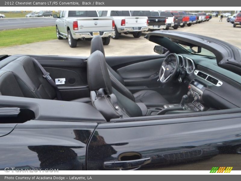 Black / Black 2012 Chevrolet Camaro LT/RS Convertible