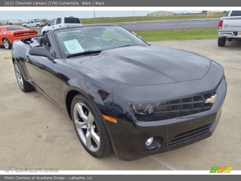 Black / Black 2012 Chevrolet Camaro LT/RS Convertible