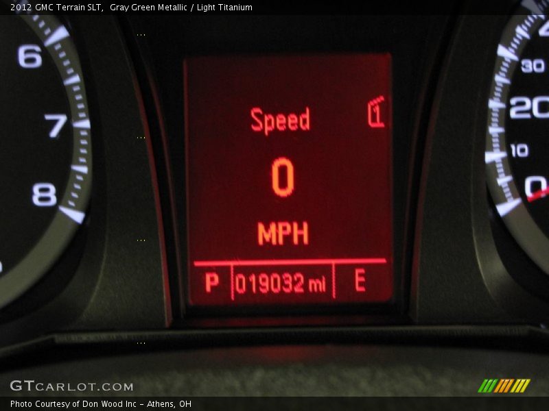 Gray Green Metallic / Light Titanium 2012 GMC Terrain SLT