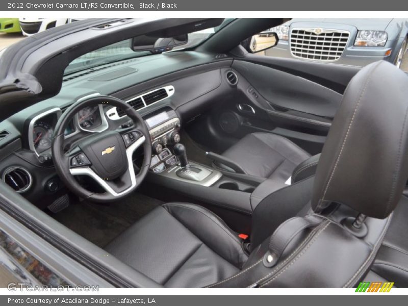 Black / Black 2012 Chevrolet Camaro LT/RS Convertible