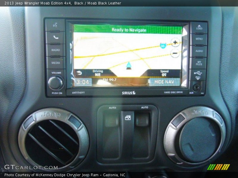 Navigation of 2013 Wrangler Moab Edition 4x4