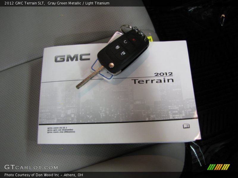 Gray Green Metallic / Light Titanium 2012 GMC Terrain SLT