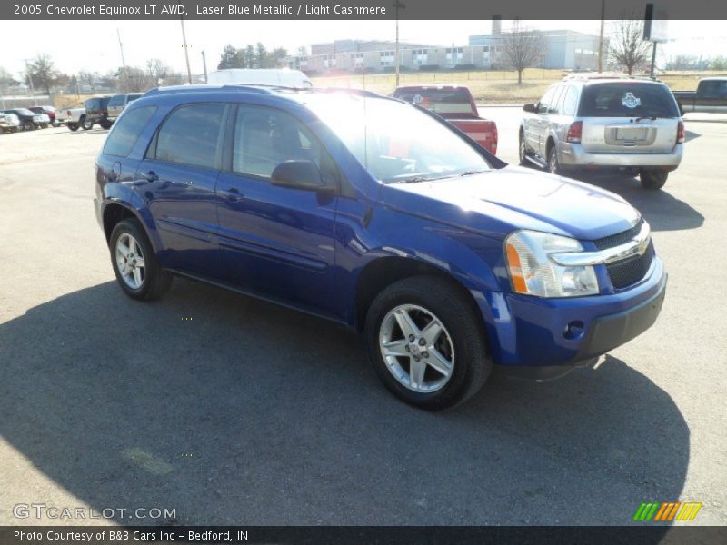 Laser Blue Metallic / Light Cashmere 2005 Chevrolet Equinox LT AWD