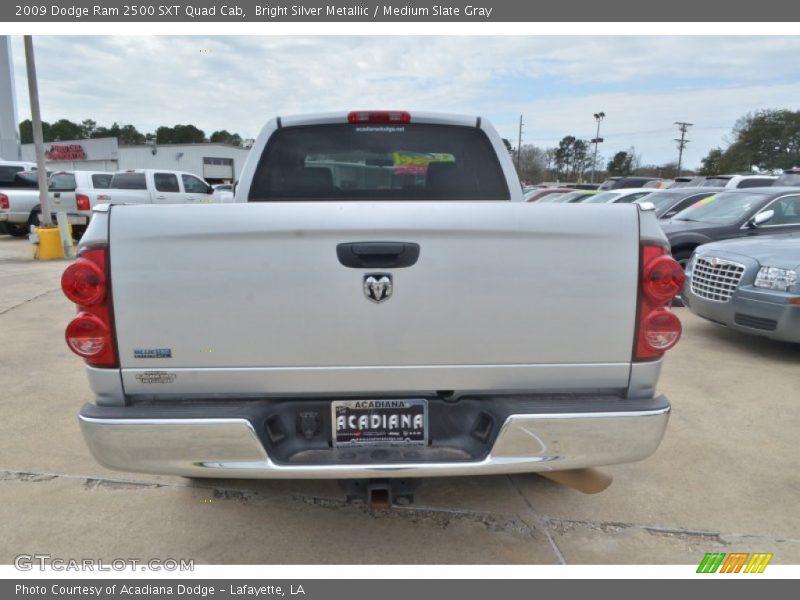 Bright Silver Metallic / Medium Slate Gray 2009 Dodge Ram 2500 SXT Quad Cab