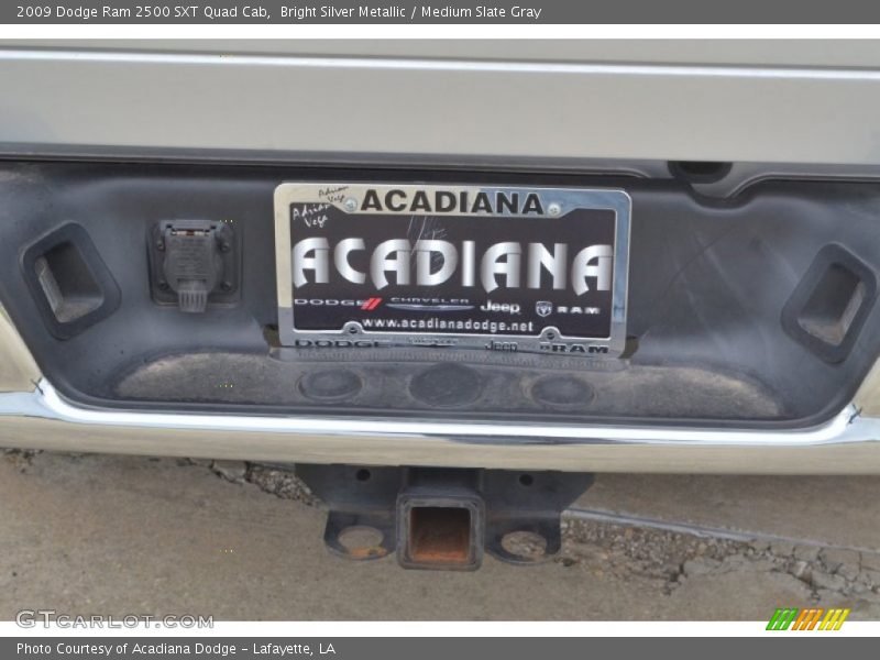 Bright Silver Metallic / Medium Slate Gray 2009 Dodge Ram 2500 SXT Quad Cab