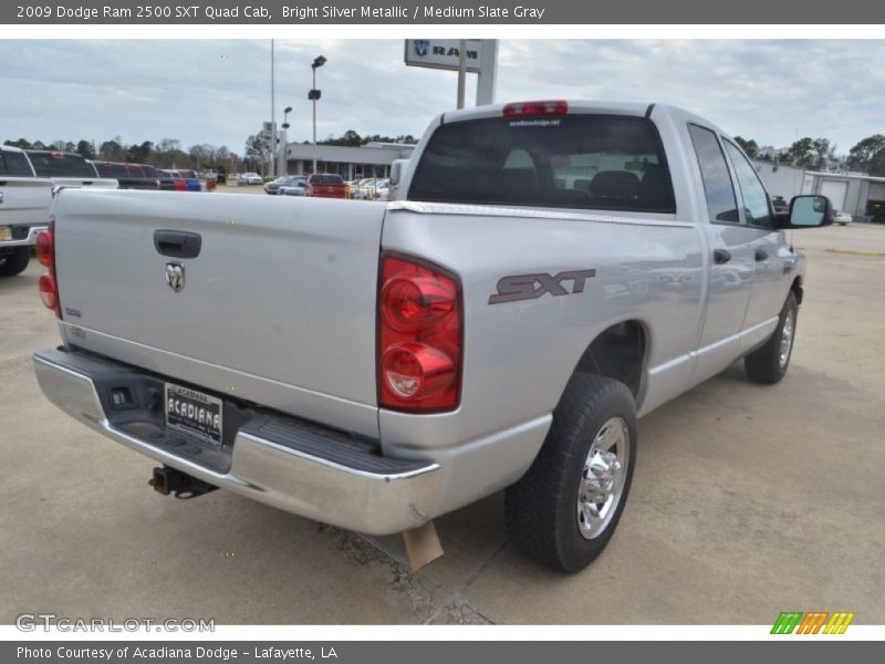 Bright Silver Metallic / Medium Slate Gray 2009 Dodge Ram 2500 SXT Quad Cab