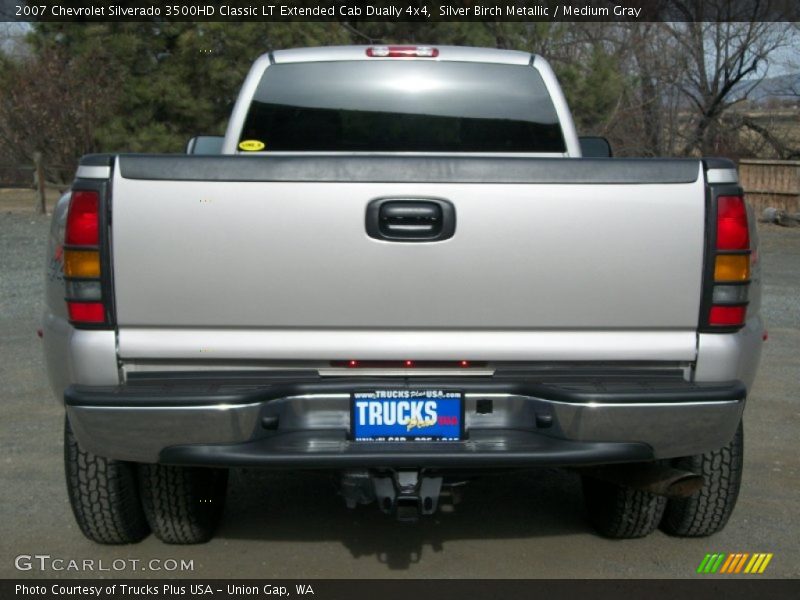 Silver Birch Metallic / Medium Gray 2007 Chevrolet Silverado 3500HD Classic LT Extended Cab Dually 4x4
