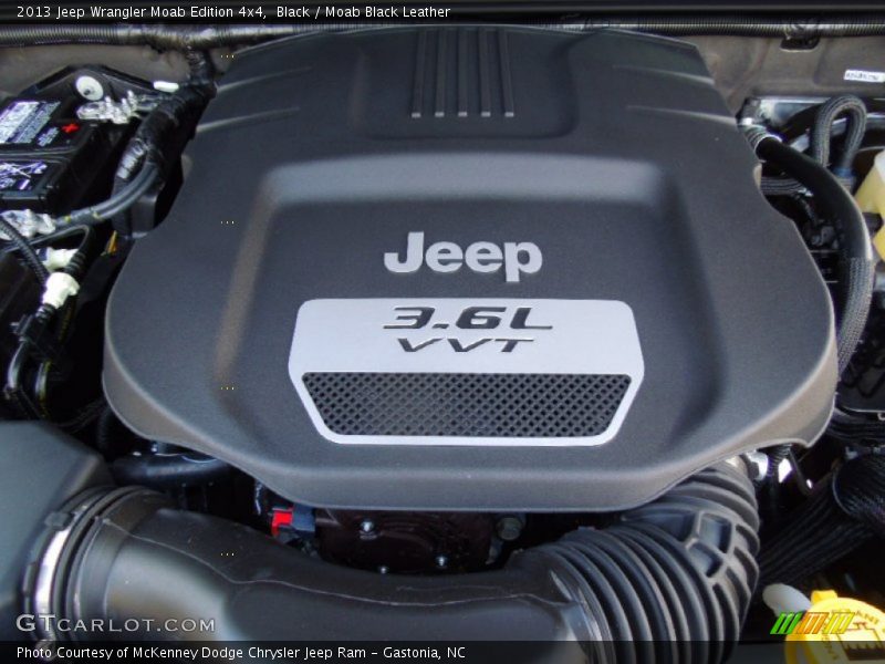  2013 Wrangler Moab Edition 4x4 Engine - 3.6 Liter DOHC 24-Valve VVT Pentastar V6