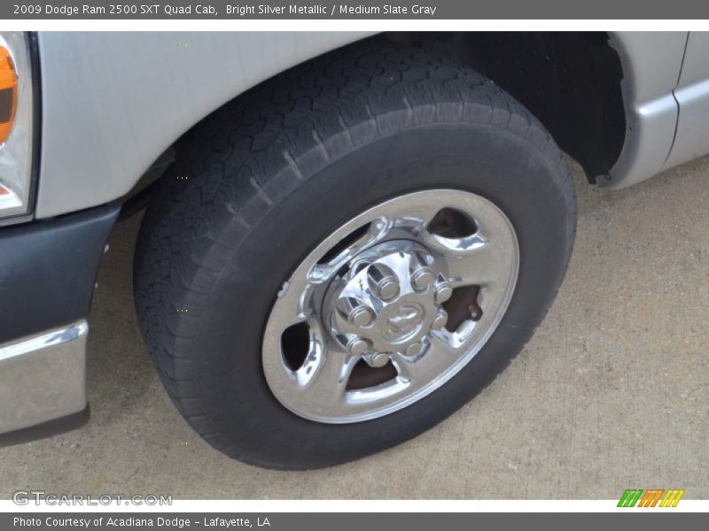 Bright Silver Metallic / Medium Slate Gray 2009 Dodge Ram 2500 SXT Quad Cab