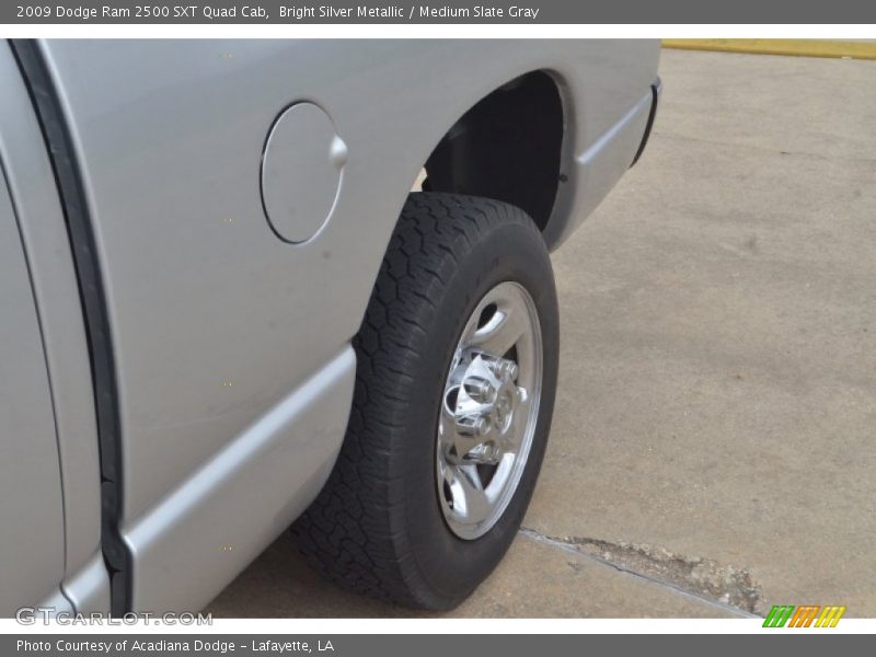 Bright Silver Metallic / Medium Slate Gray 2009 Dodge Ram 2500 SXT Quad Cab