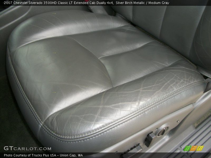 Silver Birch Metallic / Medium Gray 2007 Chevrolet Silverado 3500HD Classic LT Extended Cab Dually 4x4
