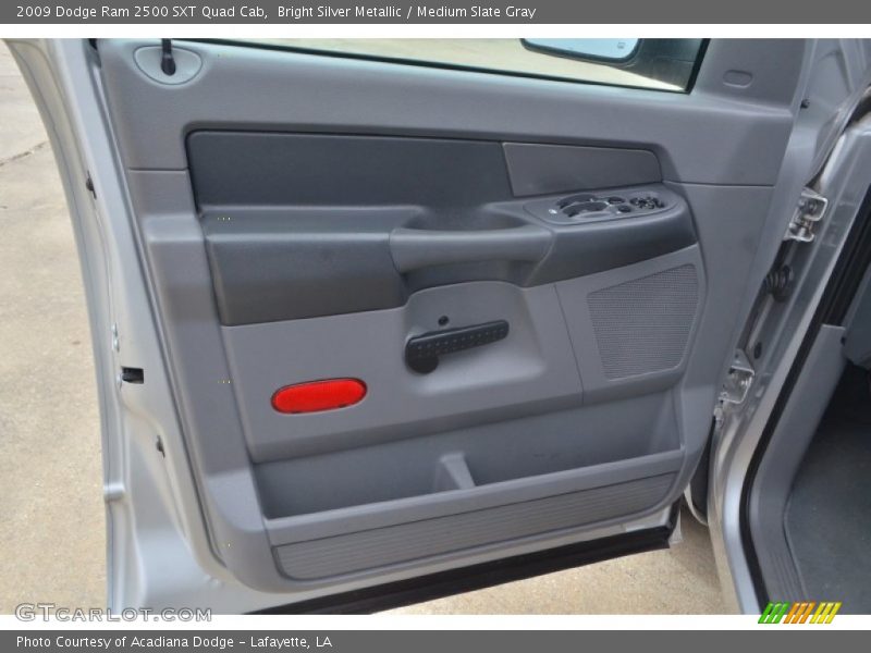 Bright Silver Metallic / Medium Slate Gray 2009 Dodge Ram 2500 SXT Quad Cab