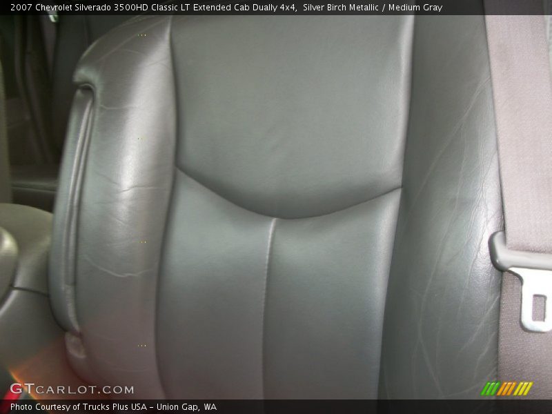 Silver Birch Metallic / Medium Gray 2007 Chevrolet Silverado 3500HD Classic LT Extended Cab Dually 4x4