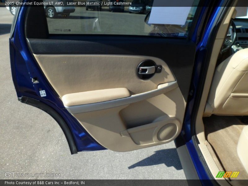 Laser Blue Metallic / Light Cashmere 2005 Chevrolet Equinox LT AWD