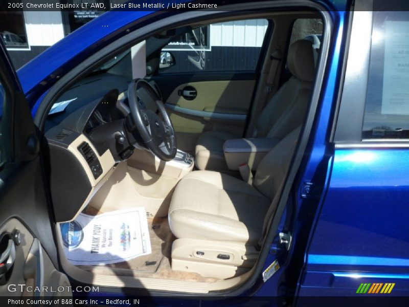 Laser Blue Metallic / Light Cashmere 2005 Chevrolet Equinox LT AWD