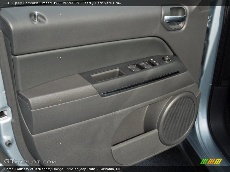 Winter Chill Pearl / Dark Slate Gray 2013 Jeep Compass Limited 4x4