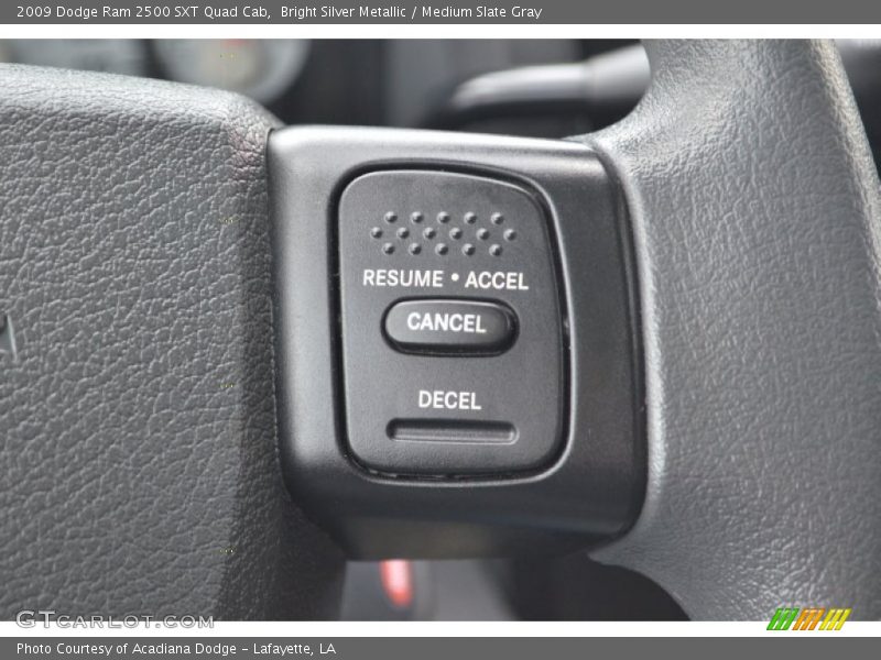 Bright Silver Metallic / Medium Slate Gray 2009 Dodge Ram 2500 SXT Quad Cab