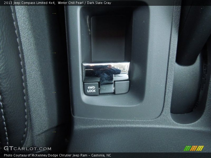 Winter Chill Pearl / Dark Slate Gray 2013 Jeep Compass Limited 4x4