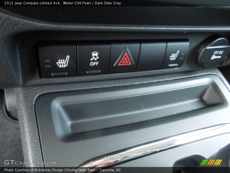 Winter Chill Pearl / Dark Slate Gray 2013 Jeep Compass Limited 4x4
