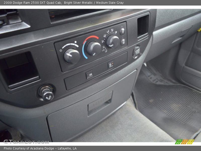 Bright Silver Metallic / Medium Slate Gray 2009 Dodge Ram 2500 SXT Quad Cab