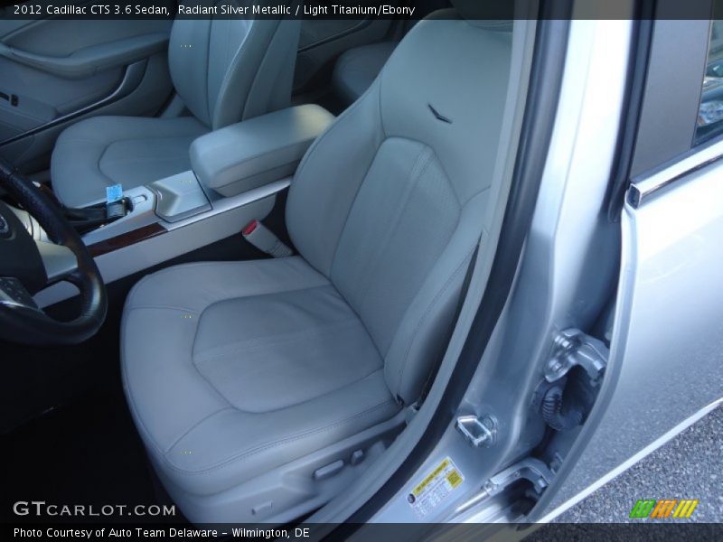 Radiant Silver Metallic / Light Titanium/Ebony 2012 Cadillac CTS 3.6 Sedan