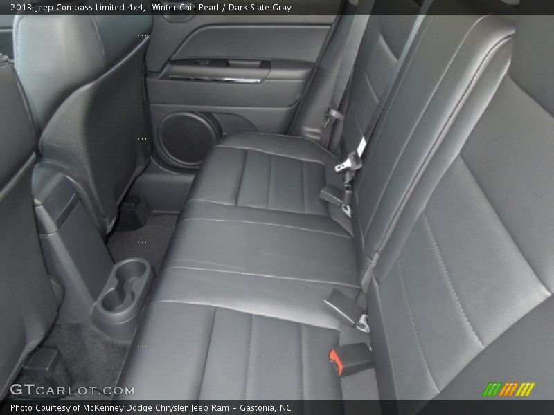 Winter Chill Pearl / Dark Slate Gray 2013 Jeep Compass Limited 4x4