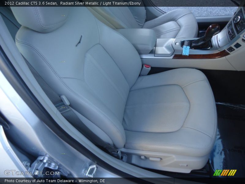 Radiant Silver Metallic / Light Titanium/Ebony 2012 Cadillac CTS 3.6 Sedan