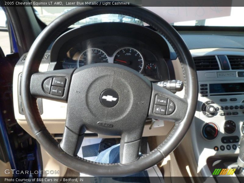 Laser Blue Metallic / Light Cashmere 2005 Chevrolet Equinox LT AWD