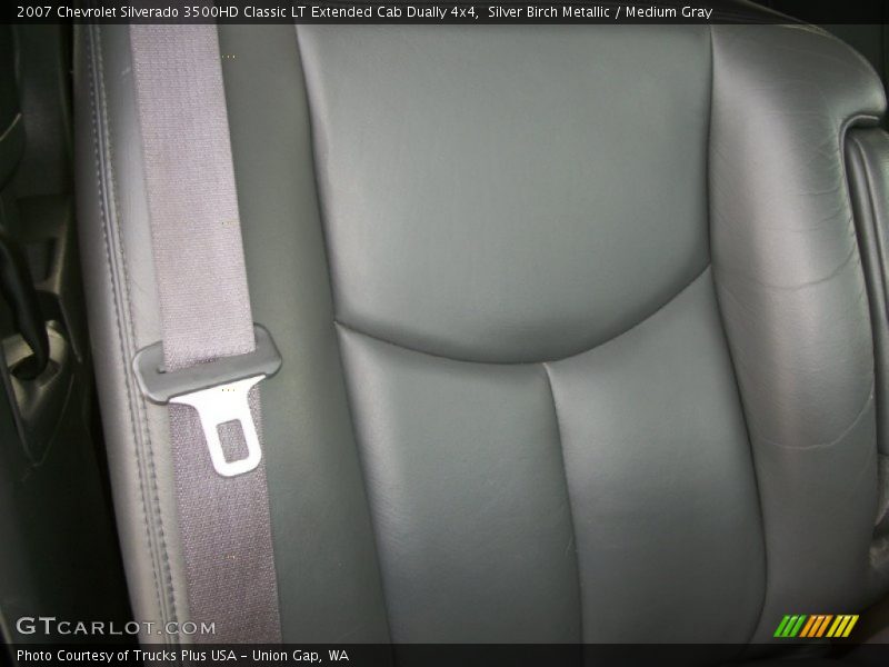 Silver Birch Metallic / Medium Gray 2007 Chevrolet Silverado 3500HD Classic LT Extended Cab Dually 4x4