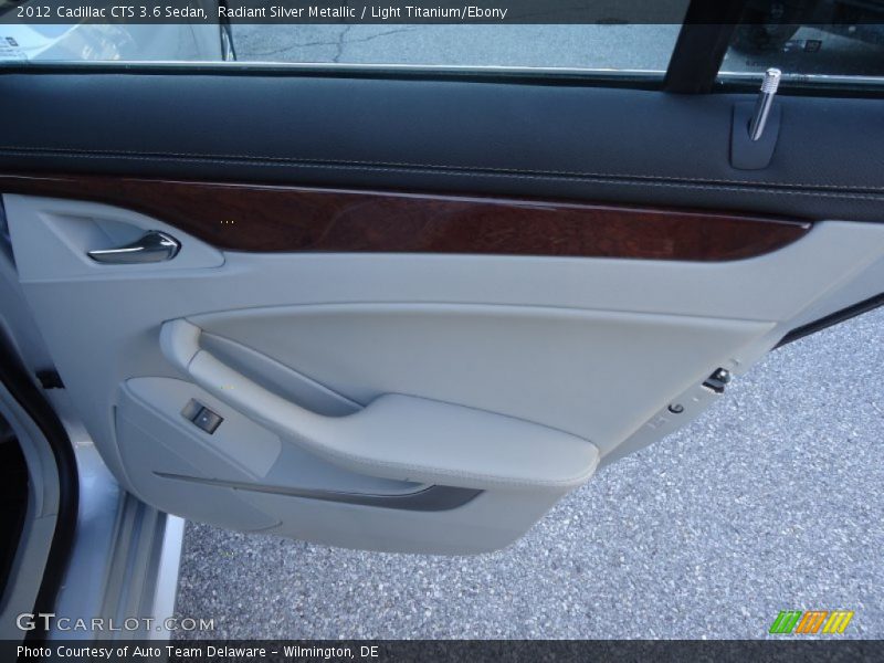 Radiant Silver Metallic / Light Titanium/Ebony 2012 Cadillac CTS 3.6 Sedan