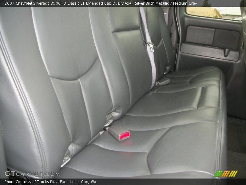 Silver Birch Metallic / Medium Gray 2007 Chevrolet Silverado 3500HD Classic LT Extended Cab Dually 4x4