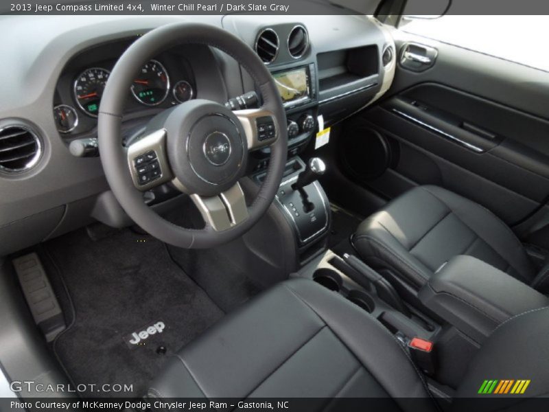 Dark Slate Gray Interior - 2013 Compass Limited 4x4 